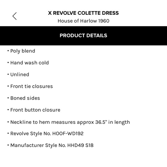 house of harlow 1960 • collete dress - Picture 6 of 6